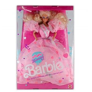 Happy Birthday Barbie 1990 New in Un opened box